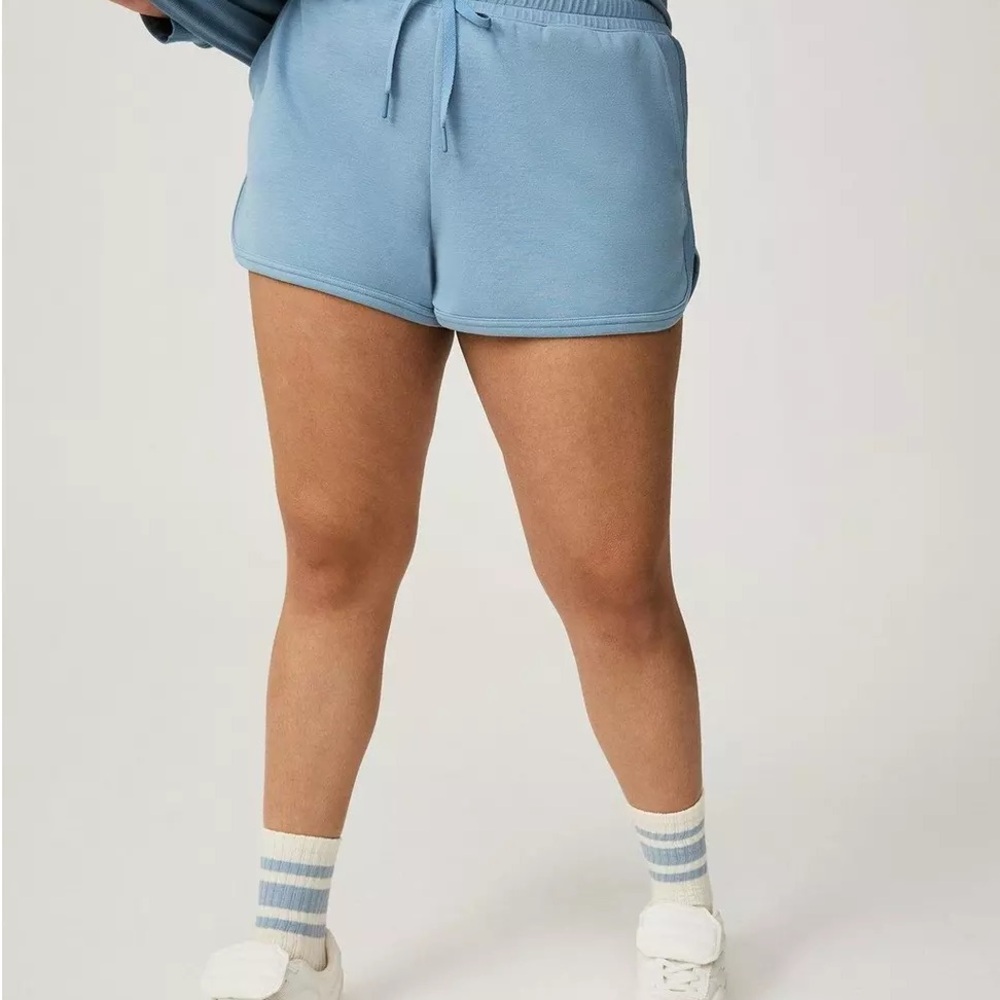 Women's Blue Casual Shorts
